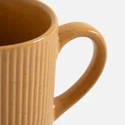 Kubek ceramiczny musztardowy PAPILAR 310 ml