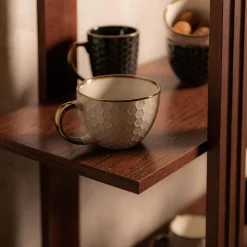 Kubek ceramiczny plaster miodu BRESCA JUMBO 440 ml