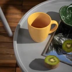 Kubek ceramiczny żółty 310 ml