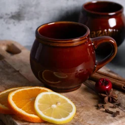 Kubek ceramiczny z uchem GRZANIEC 320 ml