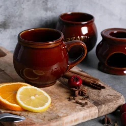 Kubek ceramiczny z uchem GRZANIEC 320 ml