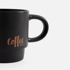 Kubek do kawy czarny 380 ml