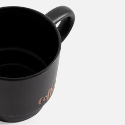 Kubek do kawy czarny 380 ml
