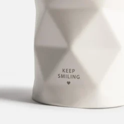 Kubek geometryczny biały 390 ml