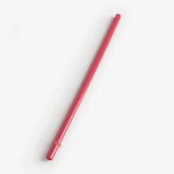 Kubek plastikowy ze słomką czerwony 500 ml