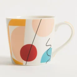 Kubek porcelanowy abstrakcja 380 ml