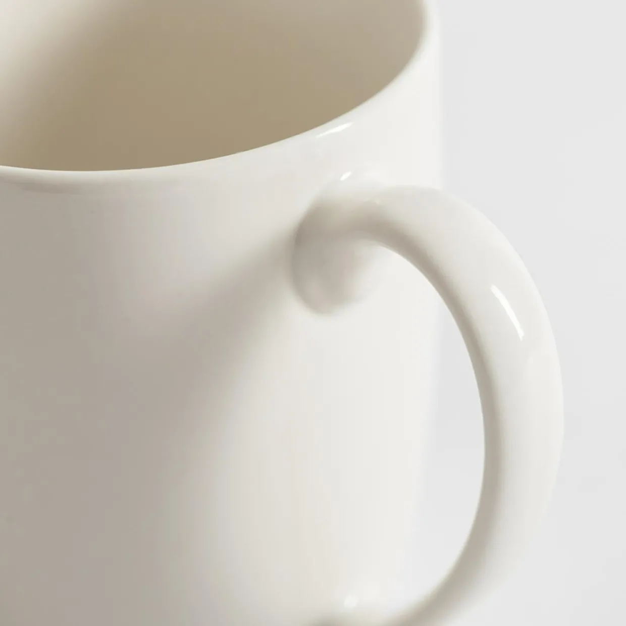 Kubek porcelanowy biały 340 ml