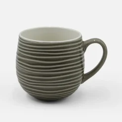 Kubek porcelanowy jasnoszary 460 ml