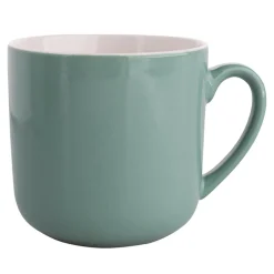 Kubek porcelanowy prosty zielony URBAN 300 ml