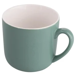 Kubek porcelanowy prosty zielony URBAN 300 ml