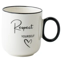 Kubek porcelanowy RESPECT YOURSELF 320 ml