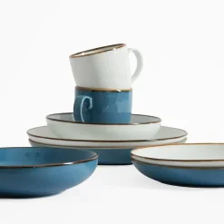 Kubek porcelanowy RUSTIC BLUE 500 ml