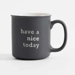 Kubek porcelanowy szary 520 ml