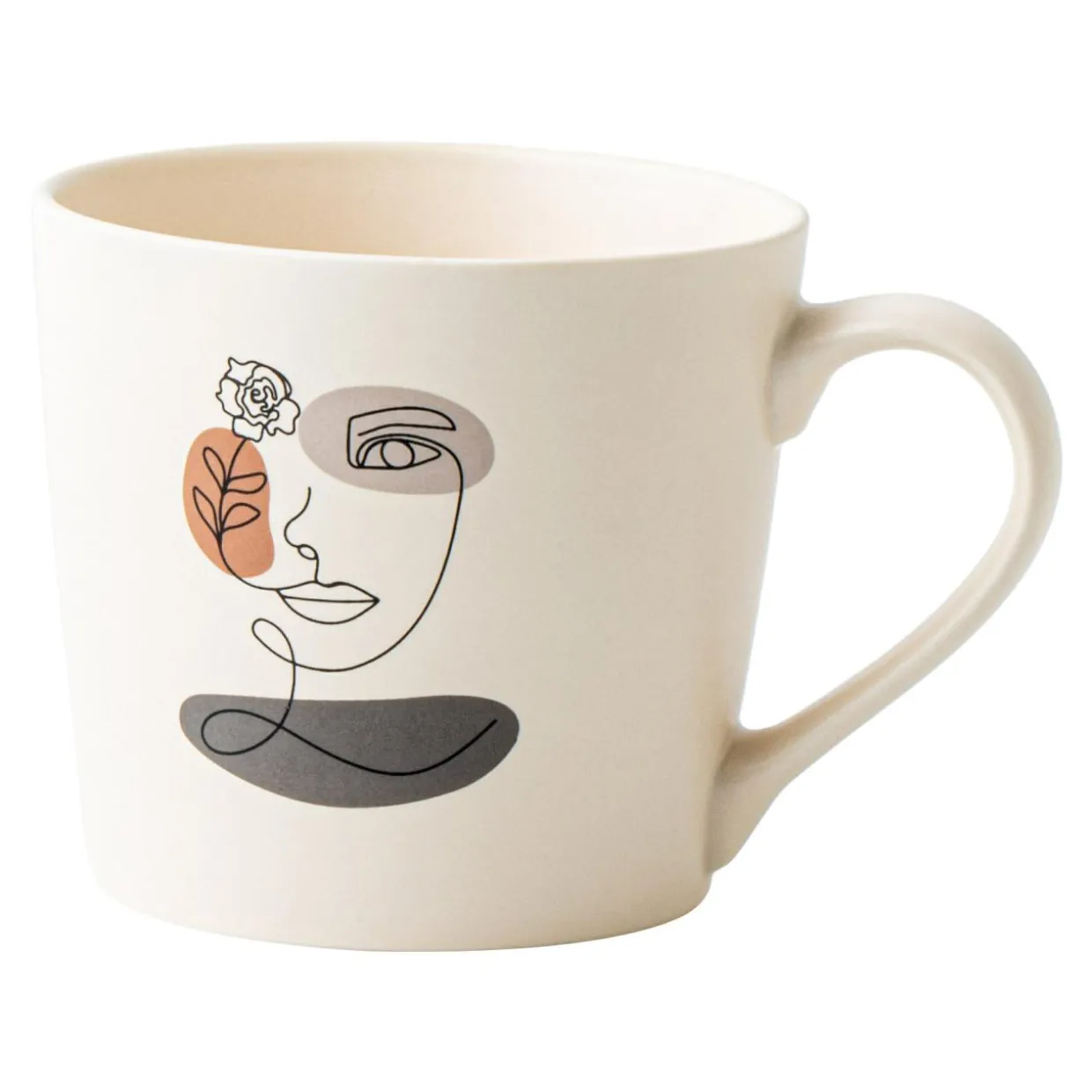 Kubek porcelanowy twarz 380 ml