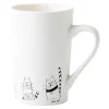 Kubek porcelanowy w koty ANIMAL 380 ml