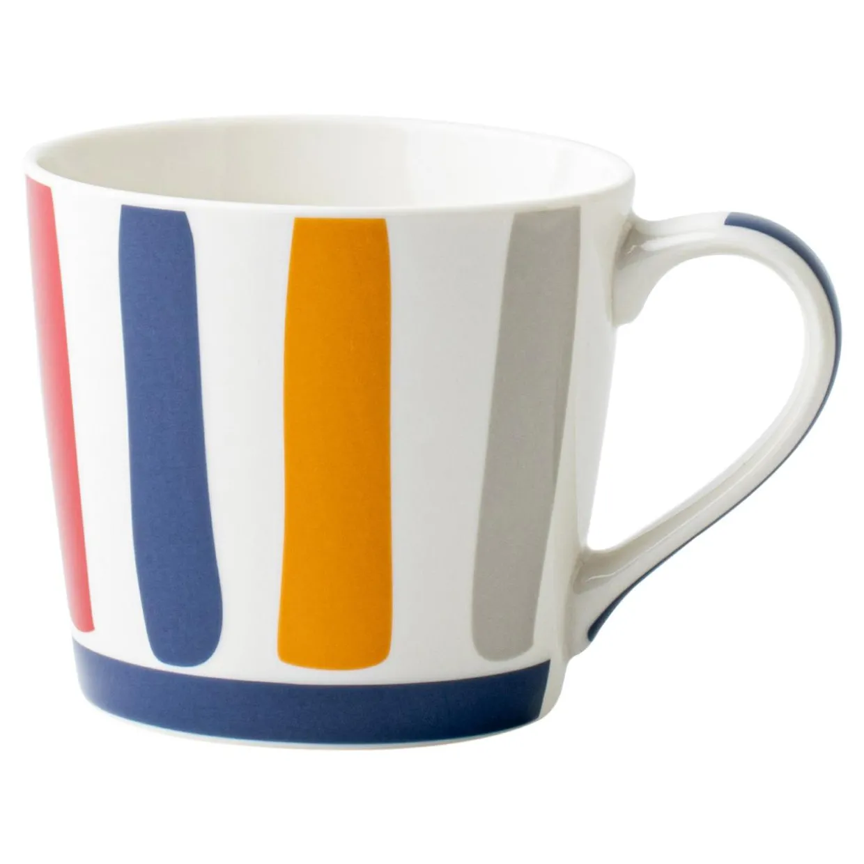 Kubek porcelanowy w paski 380 ml