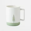 Kubek porcelanowy z motywem drzewa 400 ml