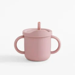 Kubek silikonowy z pokrwyką i uchwytami MIX