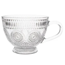 Kubek szklany na stopce DAISY 430 ml