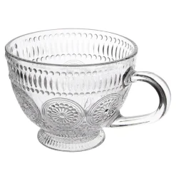 Kubek szklany na stopce DAISY 430 ml