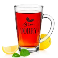 Kubek szklany z uchem IWO 300 ml