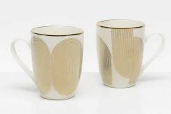 Kubek z geometrycznym wzorem 330 ml