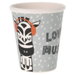 Kubek z melaminy dla dzieci ZEBRA 250 ml