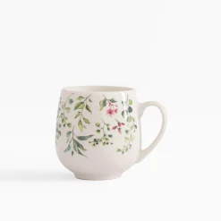 Kubek z porcelany w kwiaty 540 ml