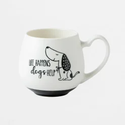 Kubek z psem biały 390 ml
