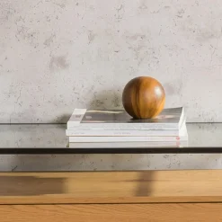 Kula ceramiczna efekt drewna 11 cm