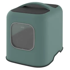 Kuweta dla kota wysoka zielona 51 cm