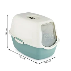 Kuweta dla kota zamykana zielona ECO BAILEY 56 cm