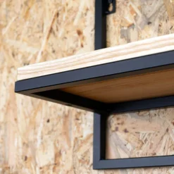 Kwietnik wiszący loftowy 1 półka LENS