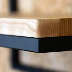 Kwietnik wiszący loftowy 2 półki LENS