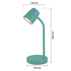 Lampa biurkowa LED niebieska ORO VERO