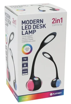 Lampa biurkowa LED PDL20B czarna