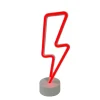 Lampa dekoracyjna LED czerwona LIGHTNING