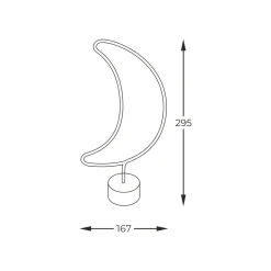 Lampa dekoracyjna LED MOON