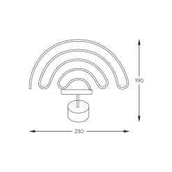 Lampa dekoracyjna LED RAINBOW