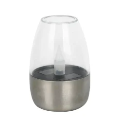 Lampa dekoracyjna outdoor srebrna 6 cm