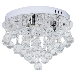 Lampa glamour z wiszącymi ozdobami