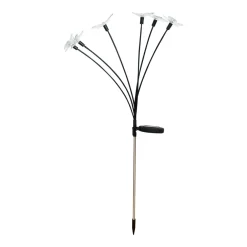 Lampa outdoorowa solarna LED IP44 srebrna MOTYLE