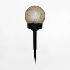 Lampa outdoorowa solarna IP44 ciemnoszara 33 cm