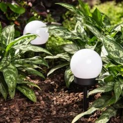 Lampa outdoorowa solarna czarna 10 cm