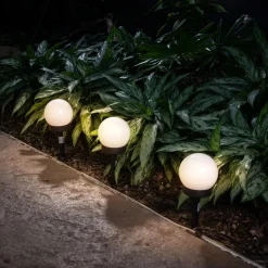 Lampa outdoorowa solarna czarna 10 cm