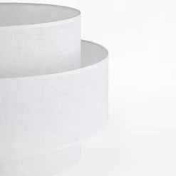 Lampa podłogowa abażur biały CALISTO