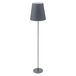 Lampa podłogowa abażur czarny RIVA