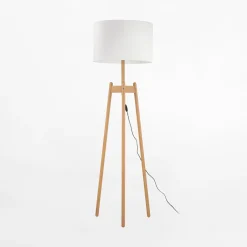 Lampa podłogowa biała PEREZ