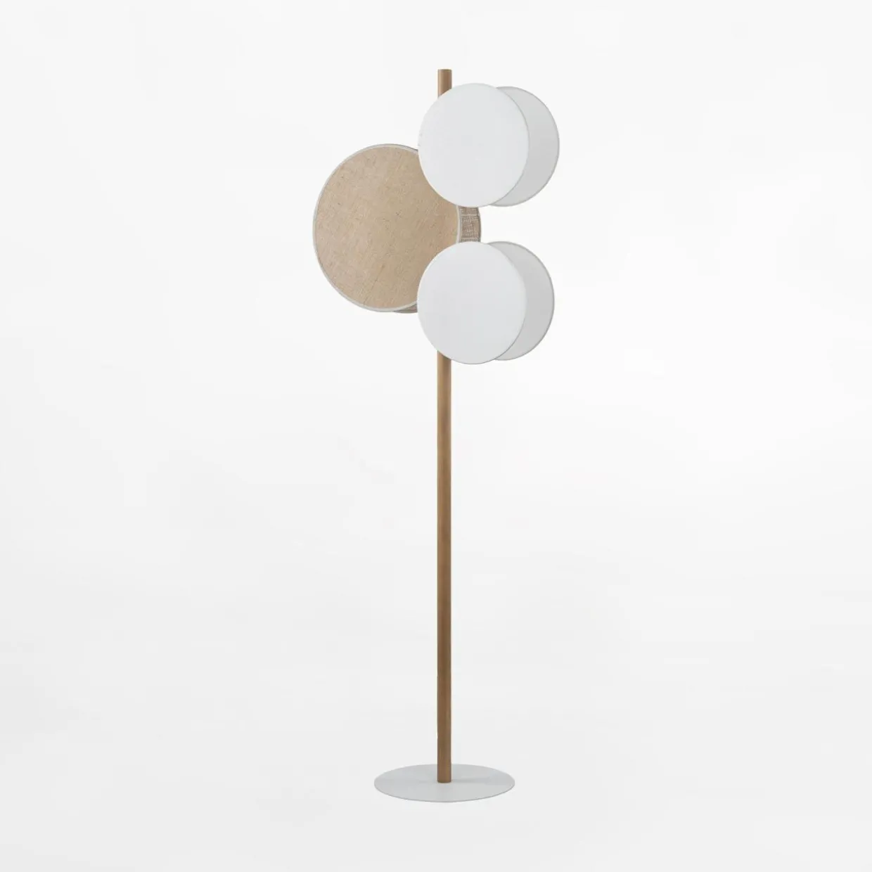 Lampa podłogowa boho abażur PULSE