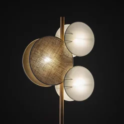 Lampa podłogowa boho abażur PULSE